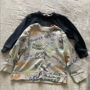 Zara & H&M Kids Graphic Sweatshirt Bundle